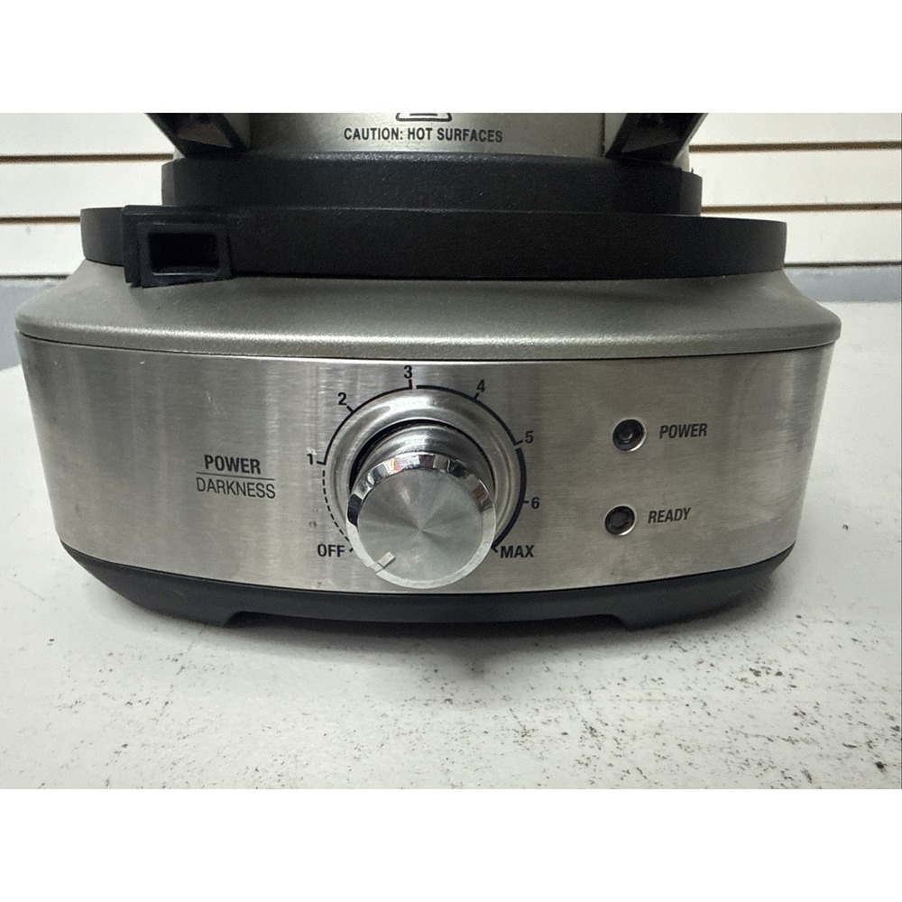 Breville Waffle Maker BWM520XL No Mess Stainless Steel WORKS Tested Clean EUC!! - Picture 5 of 13